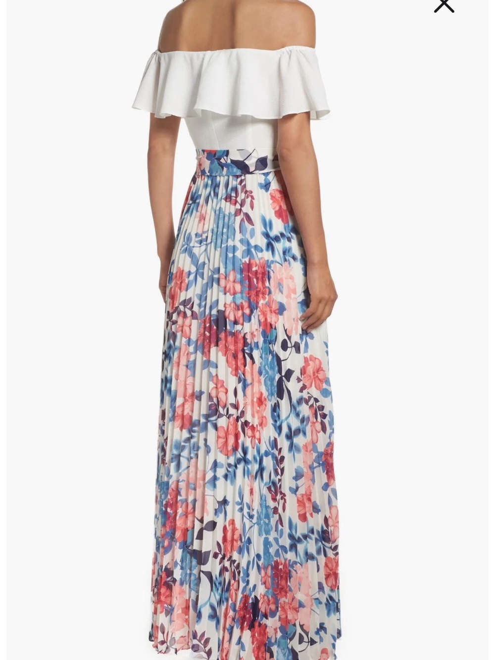 Eliza J Off the Shoulder Floral Maxi Dress - Picture 3 of 17